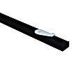 Gardinia Vorhangschiene Aluminium Lucy (Anzahl Läufe: 1 Stk., 200 cm, Mattschwarz) | BAUHAUS