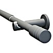Gardinia Stilgarnitur Elba Zylinder (Länge: 207 cm, Grau) | BAUHAUS