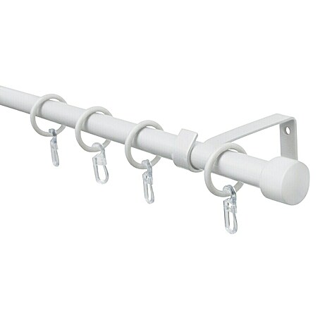 Gardinia Stilgarnitur Cap (Auszugslänge: 130 cm - 240 cm, Weiß, Metall)