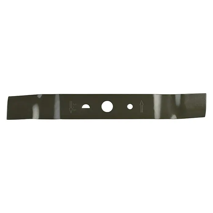 Ryobi Ersatzmesser für Rasenmäher RAC404 - Ryobi Akku-Rasenmäher RLM36X40H50 - Abgebildete Rasenmähermesser. Dieses Messer ist ein Ersatzteil für Rasenmäher, für einen sauberen und effizienten Schnitt.