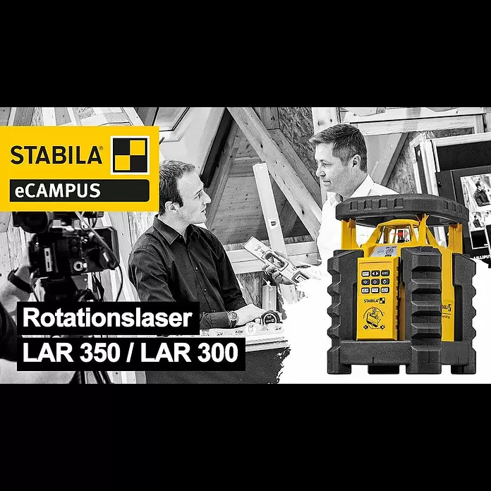 Stabila Rotationslaser LAR 300 - 7 -tlg. - STABILA eCampus: Rotationslaser LAR 350 / LAR 300