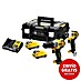 DeWalt Set de taladro atornillador de batería + atornillador de impacto DCK2111L2T 