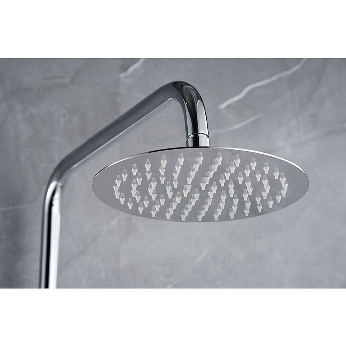 Imex Génova Sistema de ducha (Grifo termostático, Cromo) | BAUHAUS