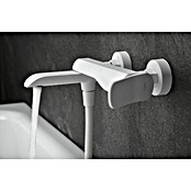Imex Dinamarca Grifo monomando de bañera (Profundidad del grifo: 20,2 cm, Blanco, Mate) | BAUHAUS