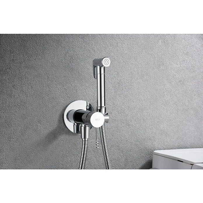 Imex Génova Ducha higiénica inodoro (Cromo) | BAUHAUS