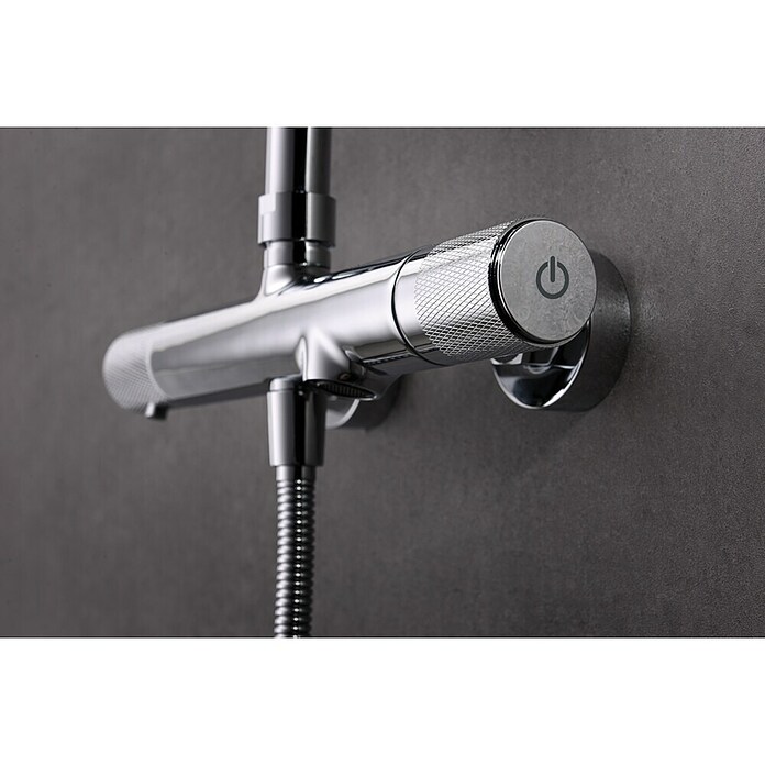 Imex Line Sistema de ducha / bañera (Con grifo termostático, Número de tipos de chorro: 1 ud., Cromo) | BAUHAUS
