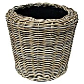 Van der Leeden Drypot Pflanzkorb (Ø x H: 32 x 44 cm, Rattan, Grau) | BAUHAUS