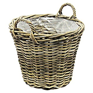 Van der Leeden Tegla za cvijeće (Ø x V: 40 x 30 cm, Ratan)