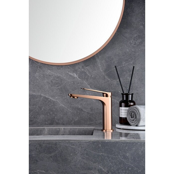 Imex Nápoles Grifo de lavabo (Oro rosa) | BAUHAUS