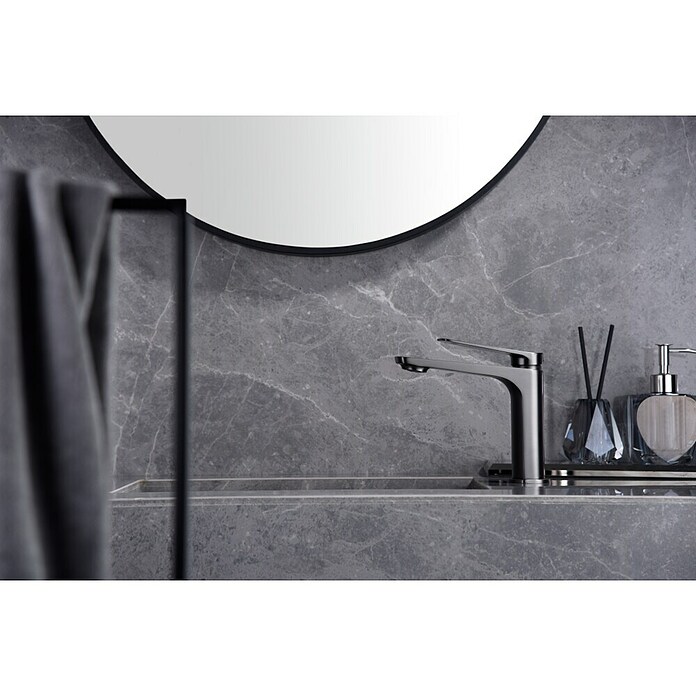 Imex Nápoles Grifo de lavabo (Black gun) | BAUHAUS