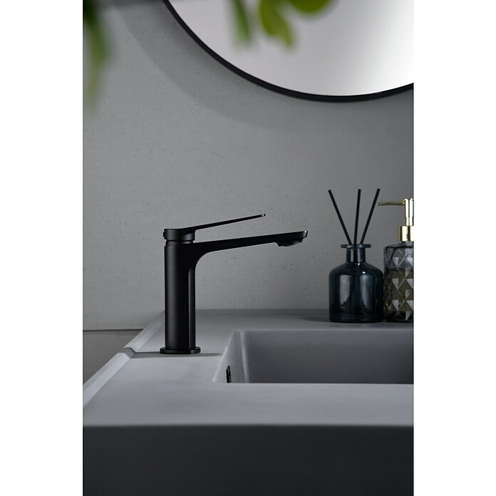 Imex Nápoles Grifo de lavabo (Negro) | BAUHAUS