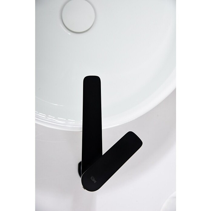 Imex Nápoles Grifo de lavabo Alto (Negro) | BAUHAUS