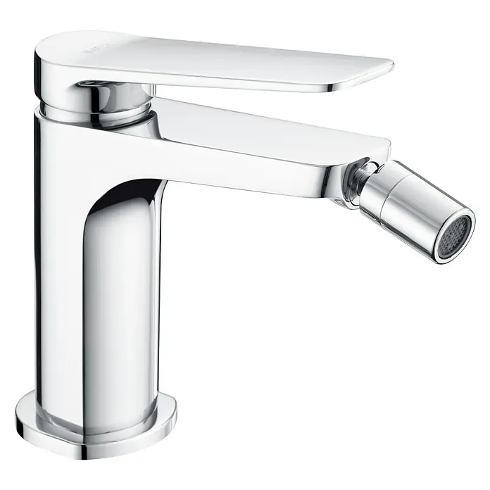 Imex Nápoles Grifo monomando de bidé - Cromo - Elegante grifo mezclador de lavabo cromado con ducha bidet para un baño elegante y funcional. Diseño de alta calidad.