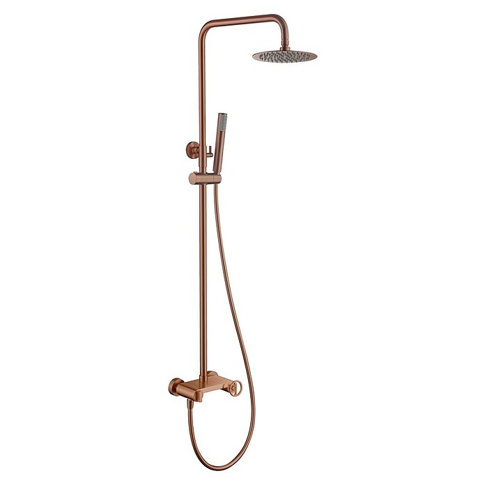 Imex Olimpo Sistema de ducha (Grifo monomando, Oro rosa) | BAUHAUS