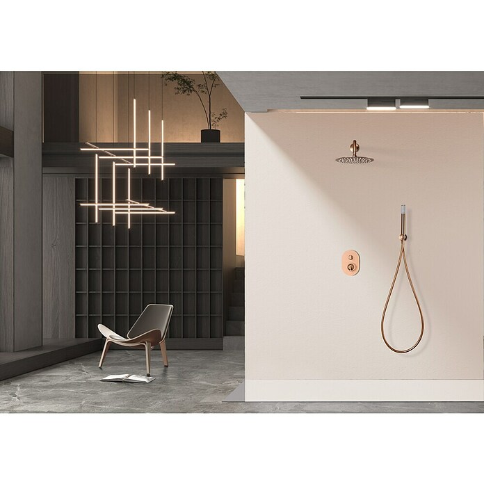 Imex Olimpo Sistema de ducha empotrado (Oro rosa) | BAUHAUS