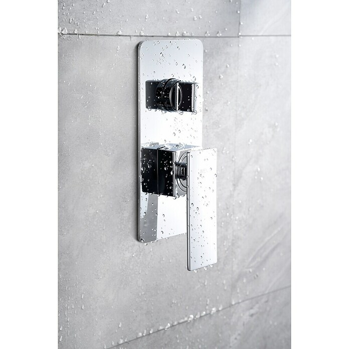 Imex Pisa Sistema de ducha empotrado (Cromo) | BAUHAUS