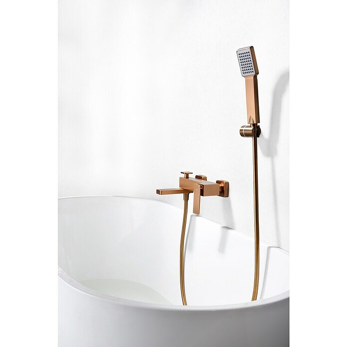 Imex Pisa Grifo monomando de bañera (Oro rosa) | BAUHAUS