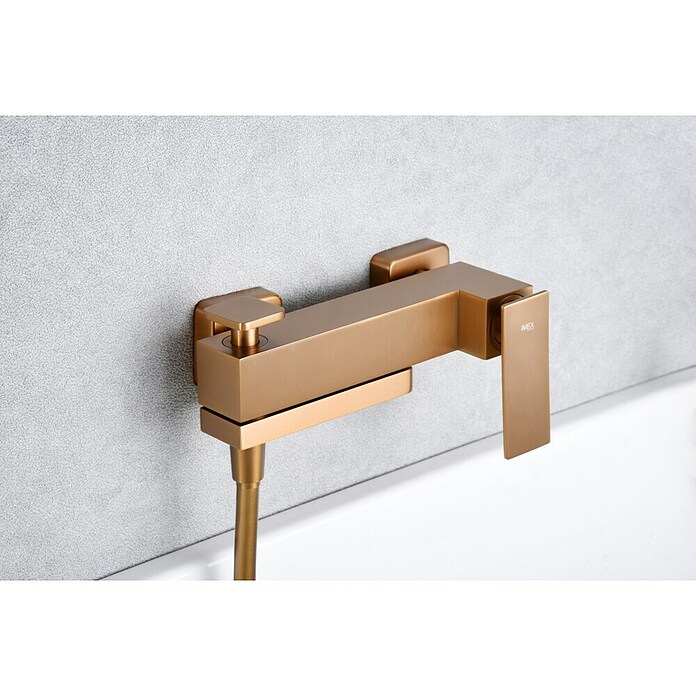 Imex Pisa Grifo monomando de bañera (Oro rosa) | BAUHAUS