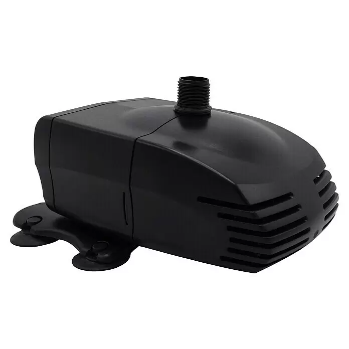 Ubbink Wasserspielpumpe ProLine 700 Eco - Fördermenge pro Std.: 700 l - Schwarze Tauchpumpe mit Gewindeanschluss und Saugnäpfen.