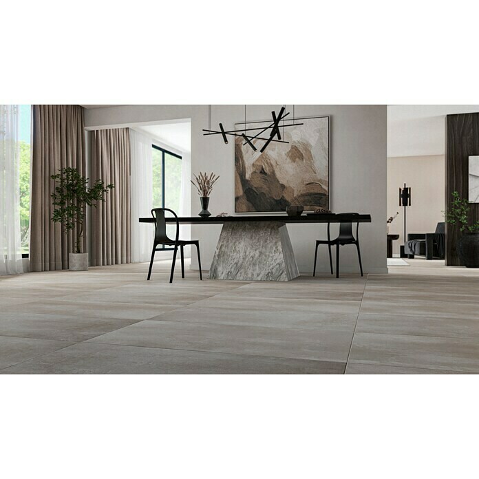 Feinsteinzeugfliese Metallo Bronzo (60 x 120 cm, Beige, Matt) | BAUHAUS