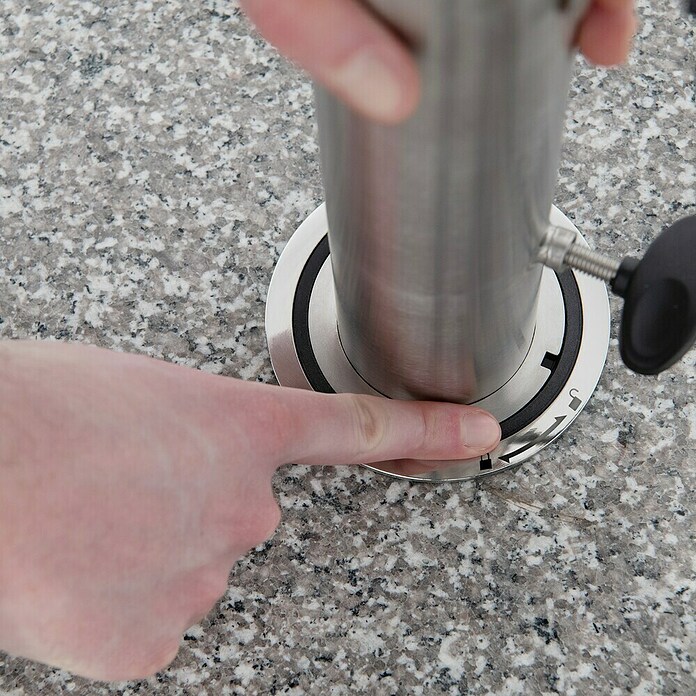 Doppler Granitschirmständer (Gewicht: 70 kg) | BAUHAUS