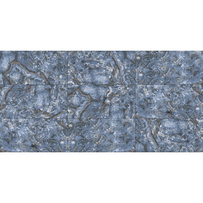 Granitogresne ploščice Marmor Ocean  (60 x 120 cm, Modra/Antracit, Sijaj) | 4240 - Natursteinoptik | EAFA - Bodenfliesen | EAF - Fliesen | EA - Fliesen | E - Fliesen | BAUHAUS