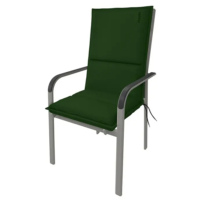 Doppler Sitzauflage Midi City - Dunkelgrün, L x B x H: 110 x 48 x 6 cm, Polyester - Ein stilvoller Gartenstuhl mit grünen Polstern bietet Komfort und Eleganz für entspannte Stunden im Freien. Die hochwertige Verarbeitung sorgt für Langlebigkeit.