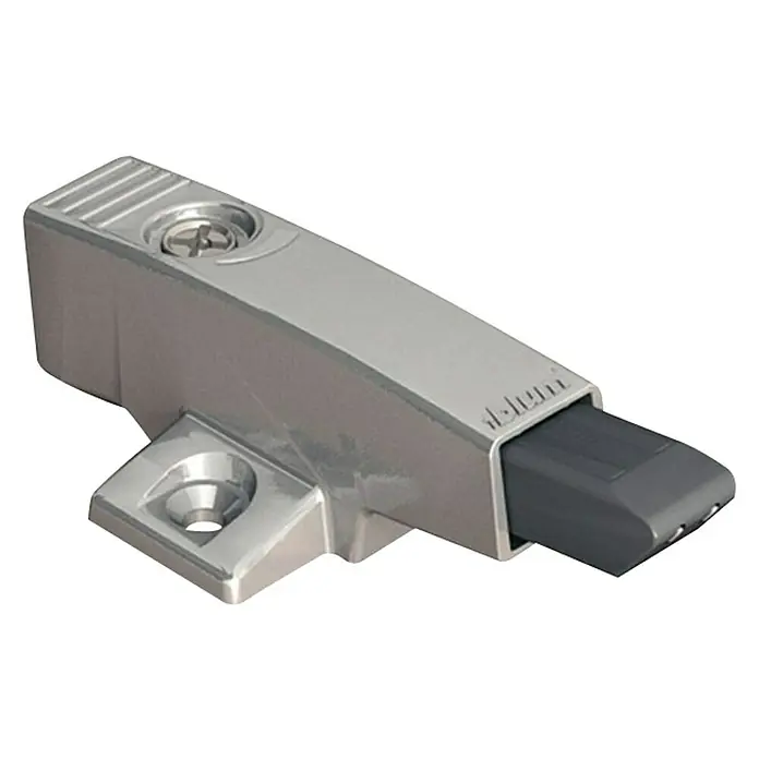 Stabilit Amortiguador de puerta para muebles - Distancia entre orificios: 32 mm, 1 ud. - Bisagra gris para muebles Blum con tornillo y expulsor para el cierre suave de puertas.