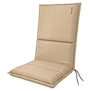 Doppler Sitzauflage Midi City (Beige, L x B x H: 110 x 48 x 6 cm, Polyester)