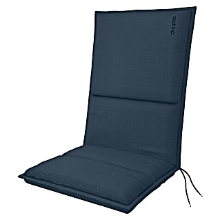 Doppler Sitzauflage Midi City (Dunkelblau, L x B x H: 110 x 48 x 6 cm, Polyester)