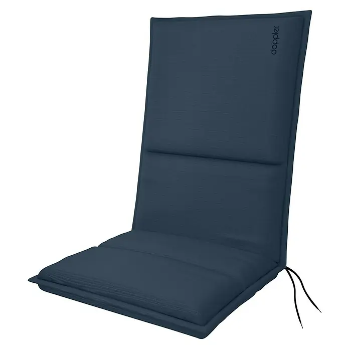 Doppler Sitzauflage Midi City - Dunkelblau, L x B x H: 110 x 48 x 6 cm, Polyester - Ein tiefblauer Doppler-Stuhlkissen bietet Komfort und Stil für Ihre Gartenmöbel. Genießen Sie entspannte Stunden im Freien mit diesem bequemen Accessoire.