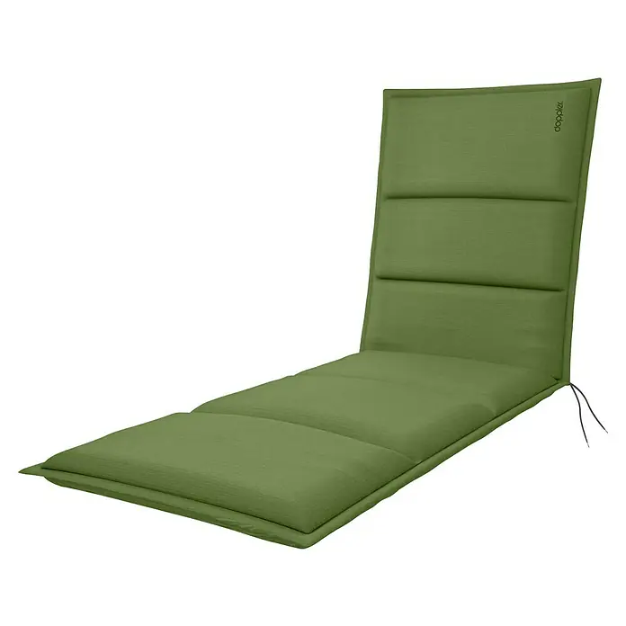 Doppler Liegenauflage City - Hellgrün, L x B x H: 195 x 60 x 6 cm, Liegenauflage - Ein grünes Liegenpolster von Doppler für eine entspannte Zeit im Garten oder auf der Terrasse. Bequeme Auflage für Gartenmöbel.