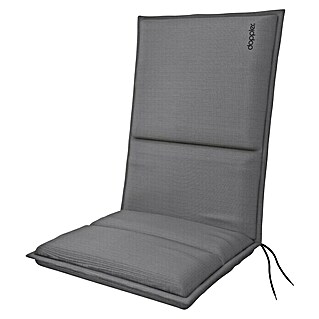 Doppler Sitzauflage Midi City (Grau, L x B x H: 110 x 48 x 6 cm, Polyester)