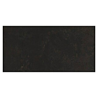 Feinsteinzeugfliese Metallo Ferro (30 x 60 cm, Schwarz, Matt)