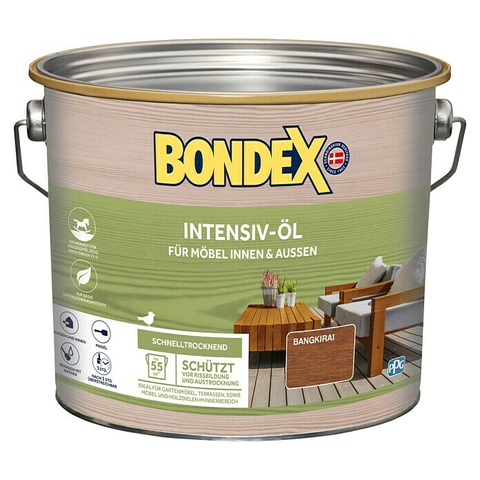 Bondex Intensiv-Öl (Bangkirai, 2,5 l)