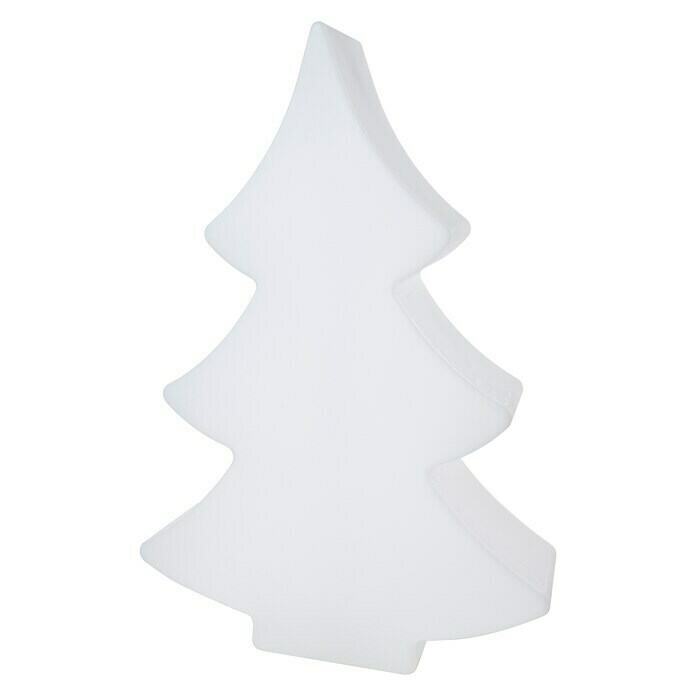 8 Seasons Design Shining LED-Weihnachtsleuchte Tree6 W, Weiß, L x B x H: 10 x 28 x 38 cm Front View