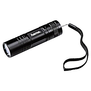 Hama LED-Taschenlampe Regular R-103 (Batteriebetrieben, Schwarz, 155 lm)