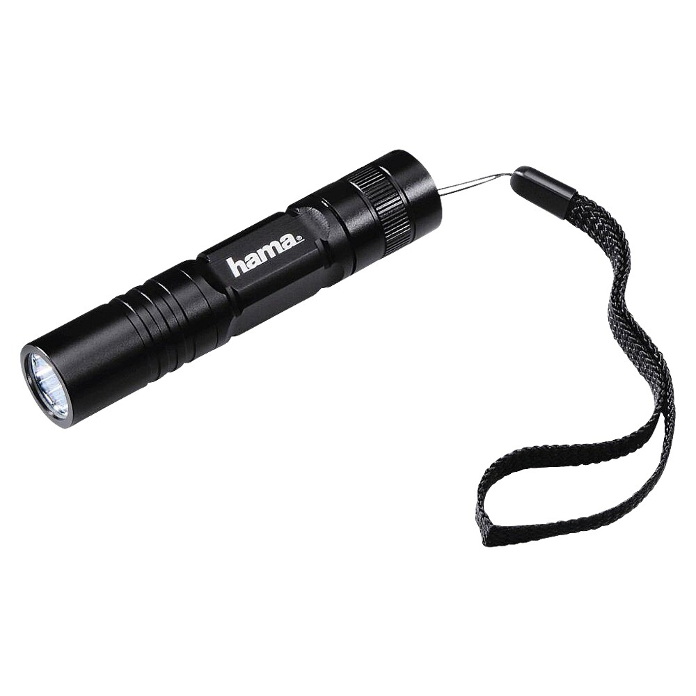 Hama Classic Taschenlampe C-98, Schwarz – Robuste Handlampe Für Unterwegs & Notfälle