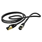 Hama Netzwerk-Kabel (CAT8, Länge: 0,5 m, Schwarz, RJ45-Stecker, Bis zu 40 Gbit/s) | BAUHAUS