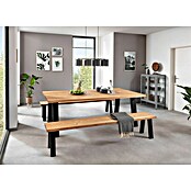 Pur Iternal Black Edition Noga za mizo  (900 x 150 x 712 mm, U-oblika, 2 kos) | 4560 - Massivholz / Tischplatten | GADC - Leimholz | GAD - Regale | GA - Leimholz / Regale | G - Holz/Bauelem | BAUHAUS