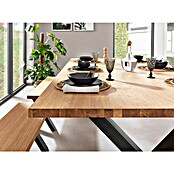 Pur Iternal Black Edition Noga za mizo  (900 x 180 x 712 mm, X oblika, 2 kos) | 4560 - Massivholz / Tischplatten | GADC - Leimholz | GAD - Regale | GA - Leimholz / Regale | G - Holz/Bauelem | BAUHAUS