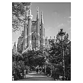 Cuadro Sagrada Familia B&N (Sagrada Familia B&N, An x Al: 60 x 80 cm, 1 pzs.)