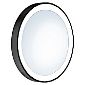 Smedbo Outline Cosmeticaspiegel Lite (Diameter: 12 cm, Rond, Zwart, Vergroting 1: 700 %) | BAUHAUS