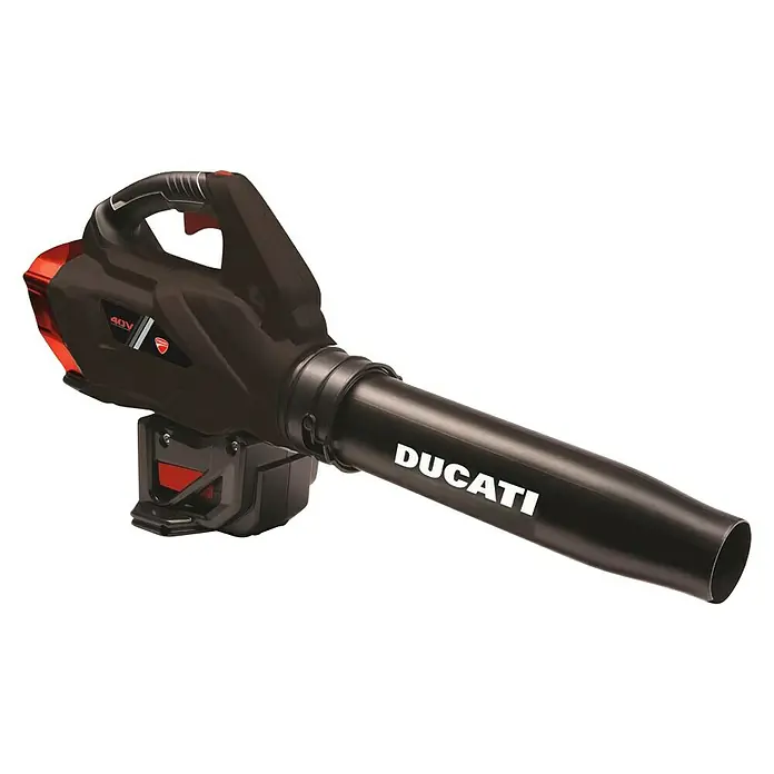 Ducati Soplador de hojas de batería DBL401L - 40 V, Sin batería, Velocidad de soplado: 193 km/h - Imagen de un soplador de hojas inalámbrico Ducati.