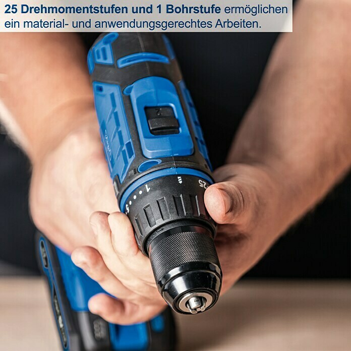 Scheppach IXES 20V Set za akumulatorski vrtalni vijačnik C-DTB74/1-X  (20 V, 1 baterija, 2 Ah, 50 Nm) | 2296 - Akkuschrauber/Akkubohrschrauber Marke | BBDI - Akkugeräte | BBD - Elektro WZ/Großmaschinen | BB - ElektroWZ/Großmaschinen | B - Werkz/Masch/Maschzubeh/Auto | BAUHAUS