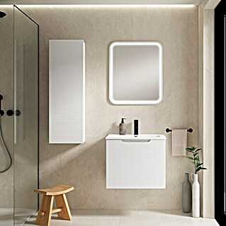 Mueble de lavabo Urban 2C (L x An x Al: 45 x 60 x 50 cm, Blanco, Mate)