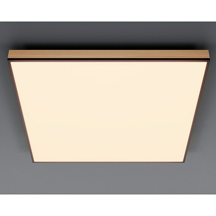 Globo Doro Panel LED (36 W, 59 x 59 cm, Marrón, Blanco cálido) | BAUHAUS