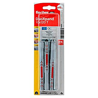 Fischer Constructieplug DuoXpand T40 (Ø x l: 10 x 120 mm, 4 st.)