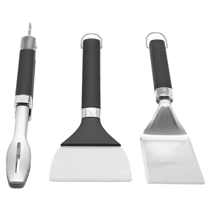 Weber Grillbesteck Set Plancha (3 -tlg., Edelstahl) | BAUHAUS