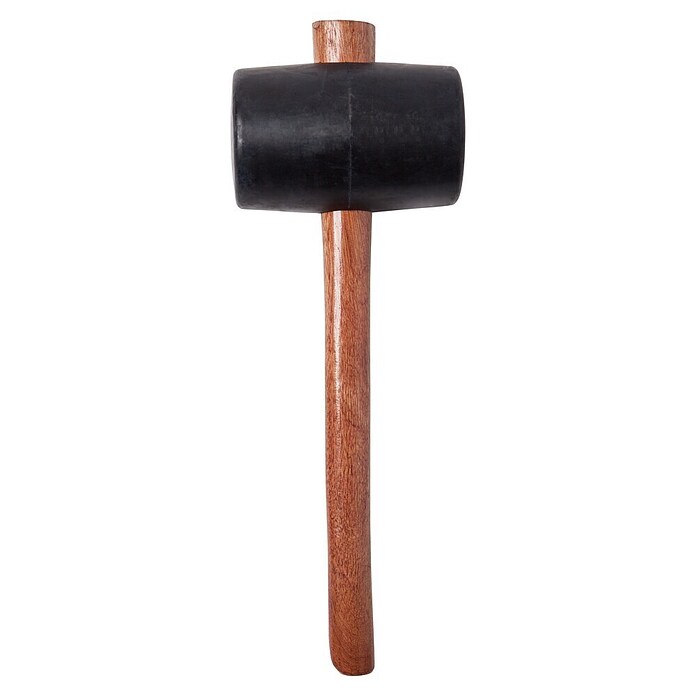 Wisent Martillo de goma (Madera, Diámetro cabeza: 90 mm)